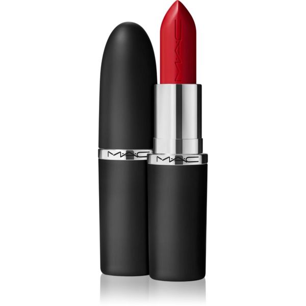 MAC Cosmetics MAC Cosmetics MACximal Sleek Satin Lipstick kremasta vlažilna šminka odtenek BRAVE RED 3.5 g