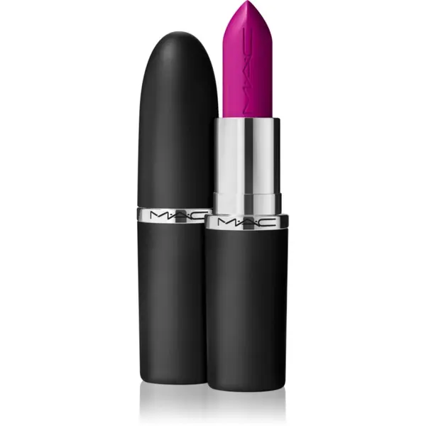 MAC Cosmetics MAC Cosmetics MACximal Sleek Satin Lipstick kremasta vlažilna šminka odtenek Violet Vapor 3.5 g
