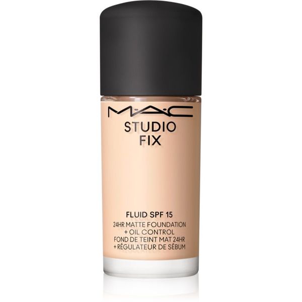 MAC Cosmetics MAC Cosmetics Mini Studio Fix Fluid SPF 15 24HR Matte Foundation + Oil Control matirajoči tekoči puder SPF 15 odtenek NC10 15 ml