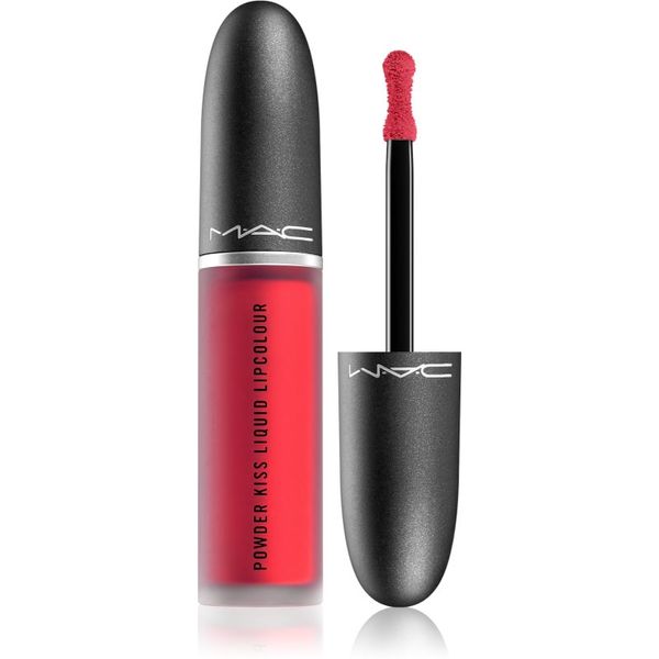 MAC Cosmetics MAC Cosmetics Powder Kiss Liquid Lipcolour mat tekoča šminka odtenek M·A·Csmash 5 ml