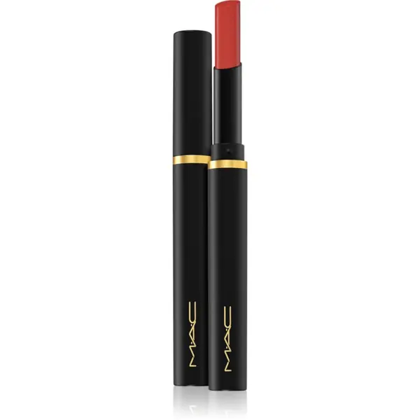 MAC Cosmetics MAC Cosmetics Powder Kiss Velvet Blur Slim Stick mat vlažilna šminka odtenek Devoted To Chili 2 g