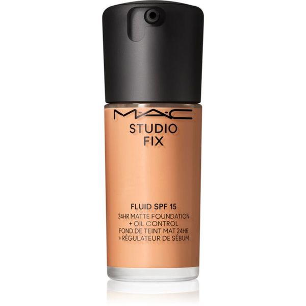 MAC Cosmetics MAC Cosmetics Studio Fix Fluid SPF 15 24HR Matte Foundation + Oil Control matirajoči tekoči puder SPF 15 odtenek C5.5 30 ml