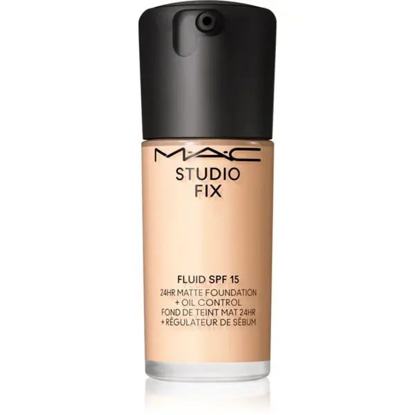 MAC Cosmetics MAC Cosmetics Studio Fix Fluid SPF 15 24HR Matte Foundation + Oil Control matirajoči tekoči puder SPF 15 odtenek N10 30 ml
