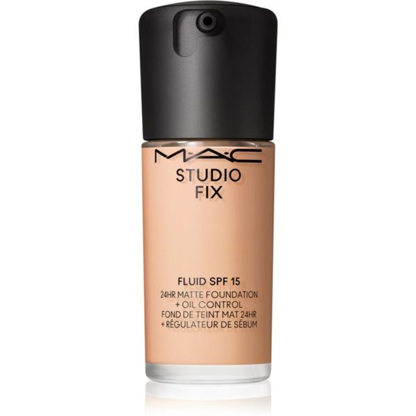 MAC Cosmetics MAC Cosmetics Studio Fix Fluid SPF 15 24HR Matte Foundation + Oil Control matirajoči tekoči puder SPF 15 odtenek N4.75 30 ml