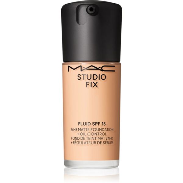 MAC Cosmetics MAC Cosmetics Studio Fix Fluid SPF 15 24HR Matte Foundation + Oil Control matirajoči tekoči puder SPF 15 odtenek N5 30 ml