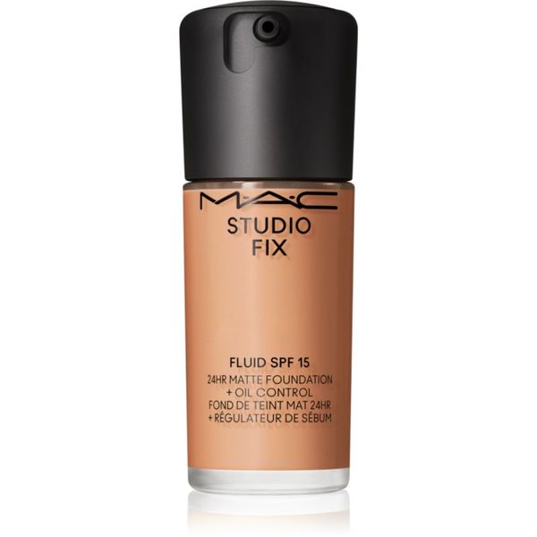 MAC Cosmetics MAC Cosmetics Studio Fix Fluid SPF 15 24HR Matte Foundation + Oil Control matirajoči tekoči puder SPF 15 odtenek NC44 30 ml