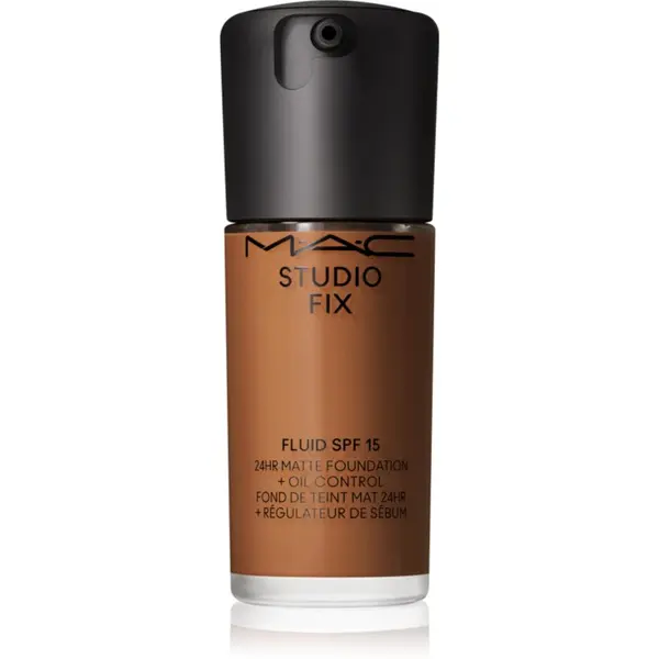 MAC Cosmetics MAC Cosmetics Studio Fix Fluid SPF 15 24HR Matte Foundation + Oil Control matirajoči tekoči puder SPF 15 odtenek NC58 30 ml