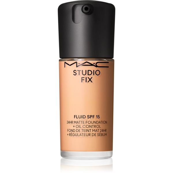 MAC Cosmetics MAC Cosmetics Studio Fix Fluid SPF 15 24HR Matte Foundation + Oil Control matirajoči tekoči puder SPF 15 odtenek NW15 30 ml