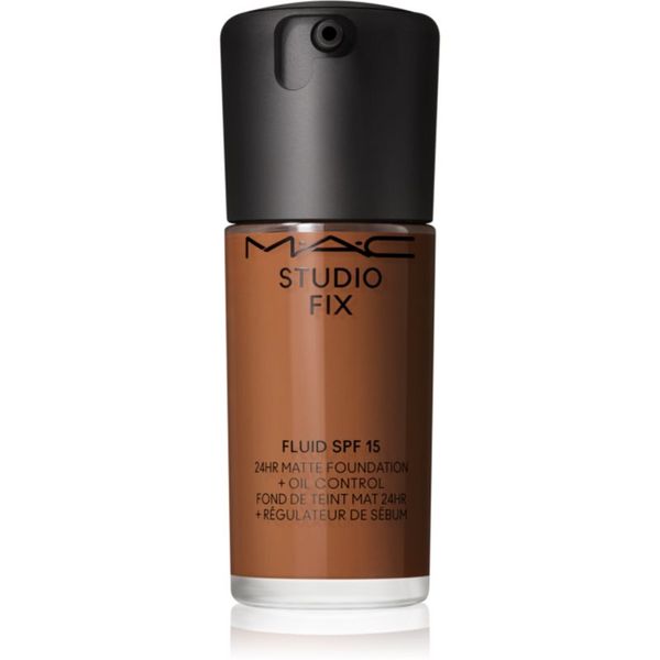 MAC Cosmetics MAC Cosmetics Studio Fix Fluid SPF 15 24HR Matte Foundation + Oil Control matirajoči tekoči puder SPF 15 odtenek NW45 30 ml