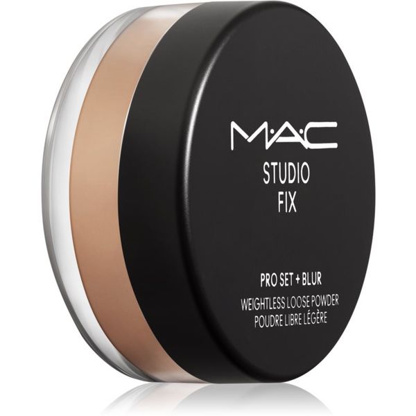 MAC Cosmetics MAC Cosmetics Studio Fix Pro Set + Blur Weightless Loose Powder matirajoči fiksirni puder odtenek Dark 6,5 g