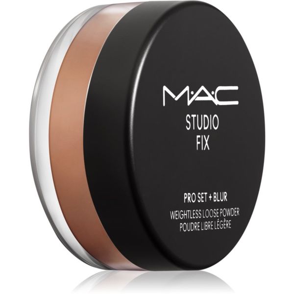 MAC Cosmetics MAC Cosmetics Studio Fix Pro Set + Blur Weightless Loose Powder matirajoči fiksirni puder odtenek Deep Dark 6,5 g