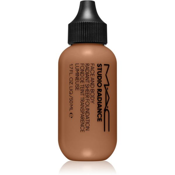 MAC Cosmetics MAC Cosmetics Studio Radiance Face and Body Radiant Sheer Foundation lahek tekoči puder za obraz in telo odtenek C6 50 ml