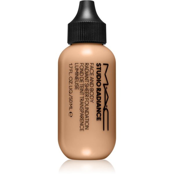 MAC Cosmetics MAC Cosmetics Studio Radiance Face and Body Radiant Sheer Foundation lahek tekoči puder za obraz in telo odtenek N2 50 ml