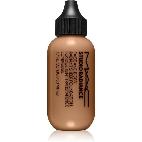 MAC Cosmetics MAC Cosmetics Studio Radiance Face and Body Radiant Sheer Foundation lahek tekoči puder za obraz in telo odtenek N5 50 ml