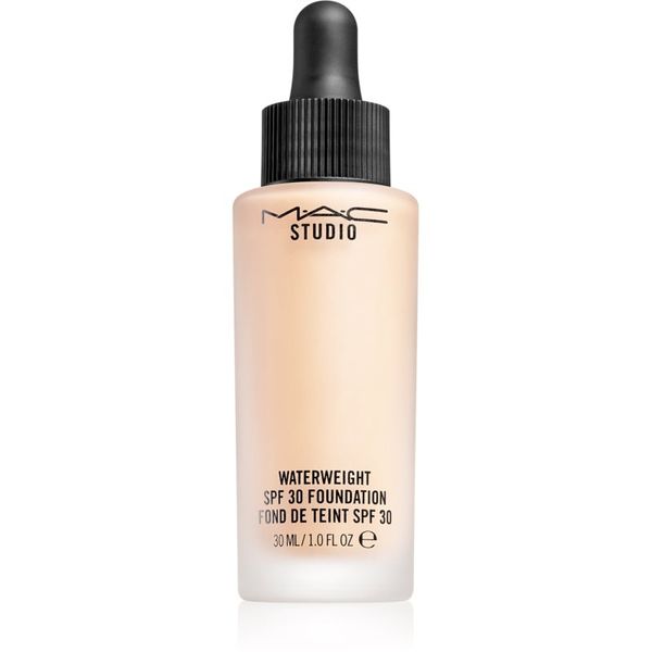 MAC Cosmetics MAC Cosmetics Studio Waterweight SPF 30 Foundation lahki vlažilni tekoči puder SPF 30 odtenek NC 15 30 ml
