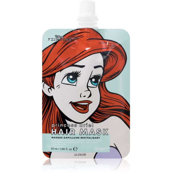 Mad Beauty Mad Beauty Disney Princess Ariel vlažilna maska za lase 50 ml