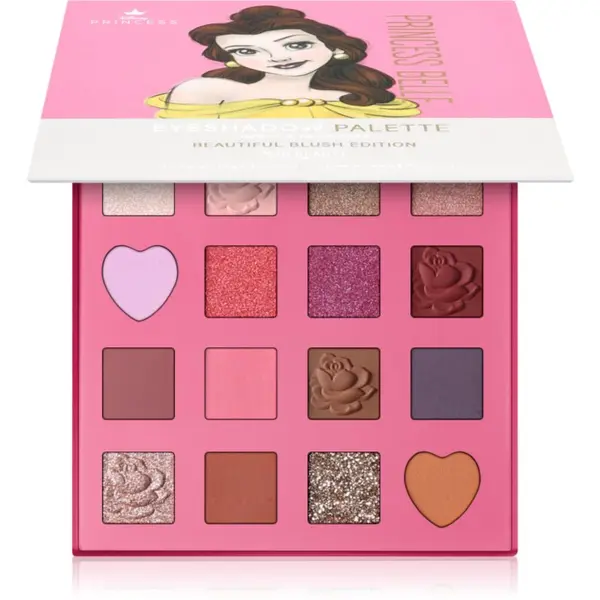 Mad Beauty Mad Beauty Disney Princess Belle paleta senčil za oči 14x1.3 g
