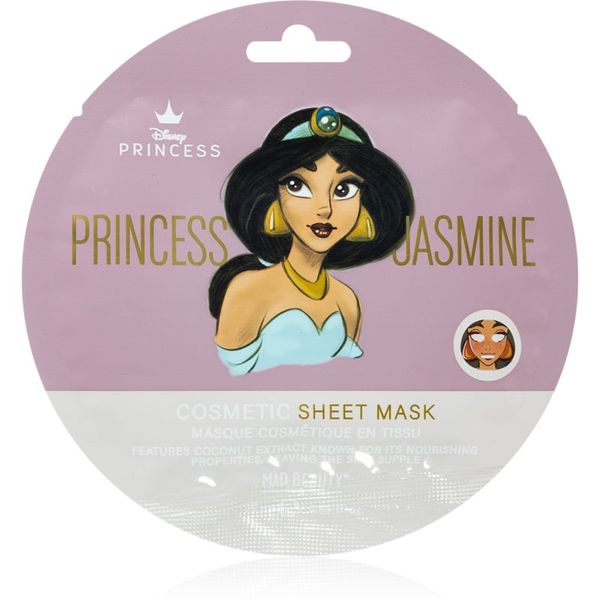 Mad Beauty Mad Beauty Disney Princess Jasmine hranilna tekstilna maska 25 ml