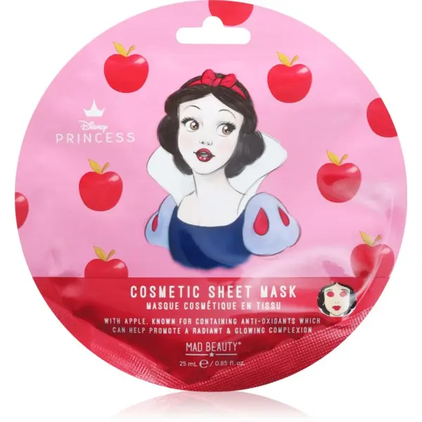 Mad Beauty Mad Beauty Disney Princess Snow White maska iz platna z revitalizacijskim učinkom 25 ml