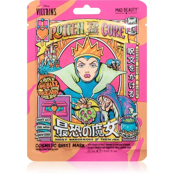 Mad Beauty Mad Beauty Disney Villains Evil Queen maska iz platna z vlažilnim in revitalizacijskim učinkom 25 ml