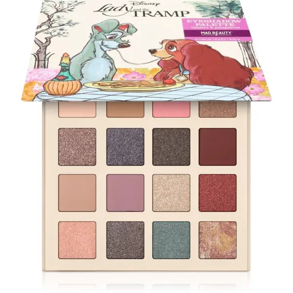 Mad Beauty Mad Beauty Lady & The Tramp paleta senčil za oči 16x1.5 g