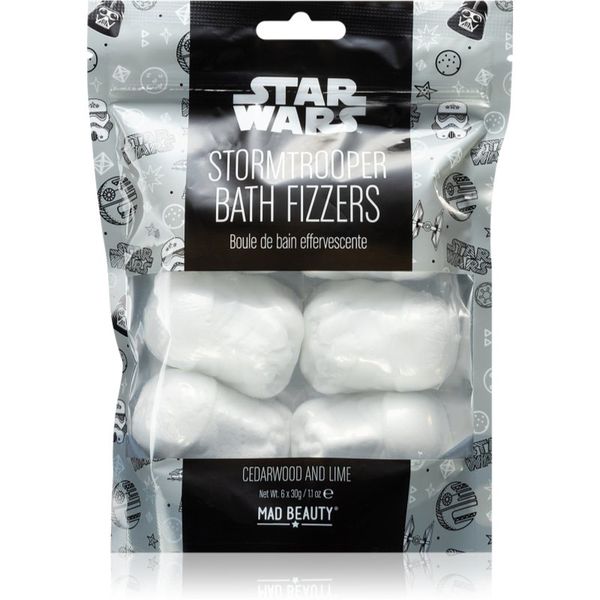 Mad Beauty Mad Beauty Star Wars Storm Trooper šumeča kopalna kroglica 180 g