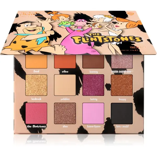 Mad Beauty Mad Beauty The Flinstones paleta senčil za oči 12x2.5 g