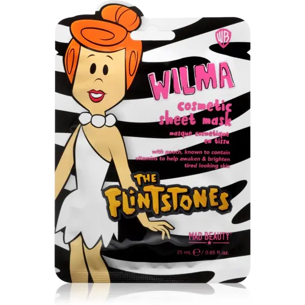 Mad Beauty Mad Beauty The Flinstones Wilma maska iz platna z antioksidacijskim učinkom 25 ml