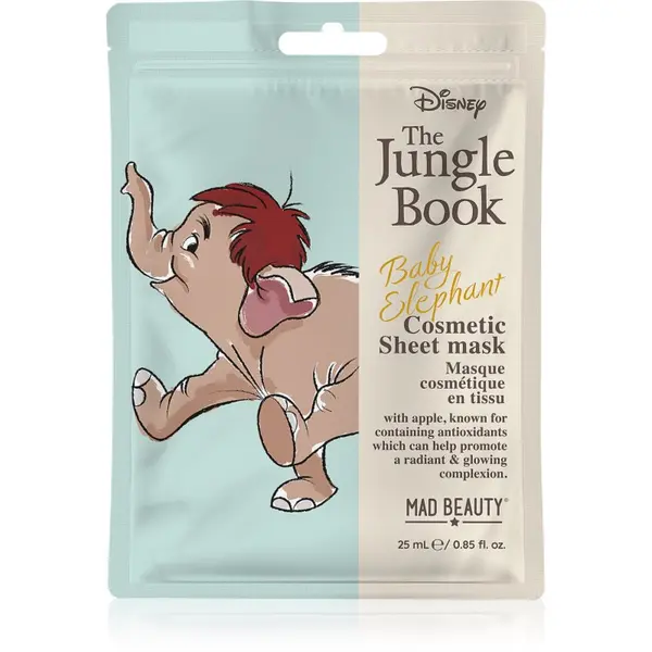Mad Beauty Mad Beauty The Jungle Book Sheet Mask - Ele maska iz platna 25 ml