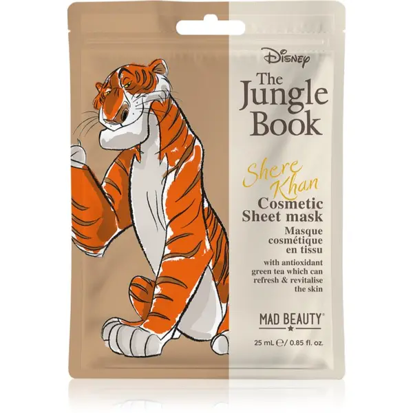Mad Beauty Mad Beauty The Jungle Book Sheet Mask - Shere Khan maska iz platna 25 ml
