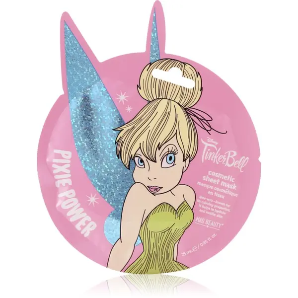 Mad Beauty Mad Beauty Tinker Bell vlažilna tekstilna maska 1 kos