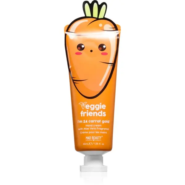 Mad Beauty Mad Beauty Veggie Friends Carrot vlažilna krema za roke 40 ml