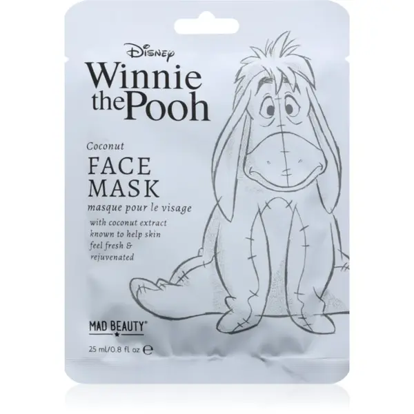Mad Beauty Mad Beauty Winnie The Pooh Eeyore hranilna tekstilna maska 25 ml