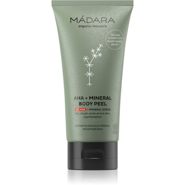 Mádara MÁDARA AHA+Mineral gladilni piling za telo 175 ml