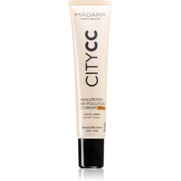 Mádara Mádara City CC CC krema za poenoten ten kože SPF 15 odtenek Medium 40 ml