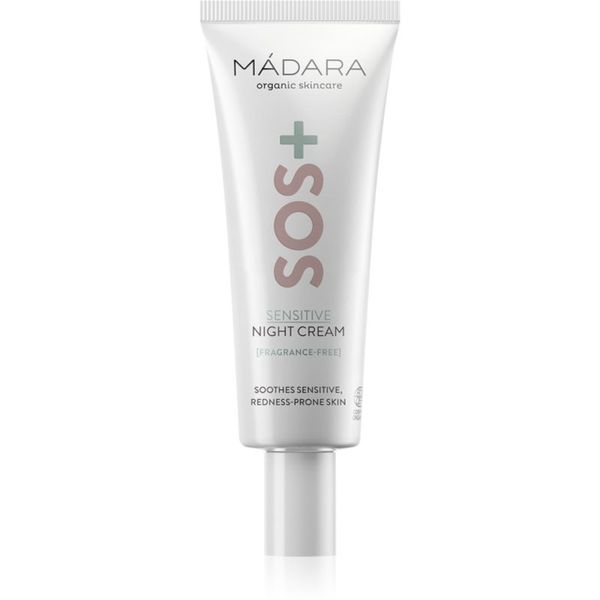 Mádara MÁDARA SOS+ Sensitive nočna krema za občutljivo kožo 70 ml