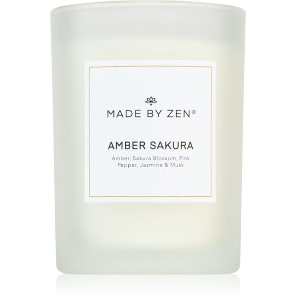 MADE BY ZEN MADE BY ZEN Amber Sakura dišeča sveča 250 g