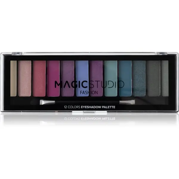 Magic studio Magic studio 12 Colors Eyeshadow Palette paleta senčil za oči 02 Fashion 12x1.5 g