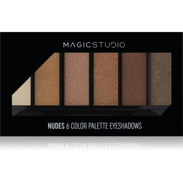 Magic studio Magic studio 6 Color Palette Eyeshadows paleta senčil za oči odtenek 02 Nude 6.3 g
