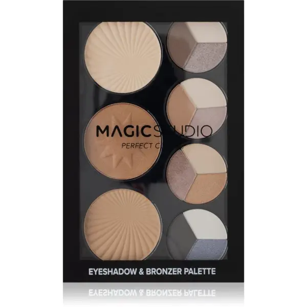 Magic studio Magic studio Eyeshadow & Bronzer Palette večnamenska paleta 23 g