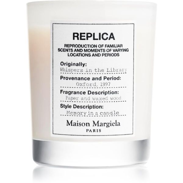 Maison Margiela Maison Margiela REPLICA Whispers in the Library dišeča sveča 165 g