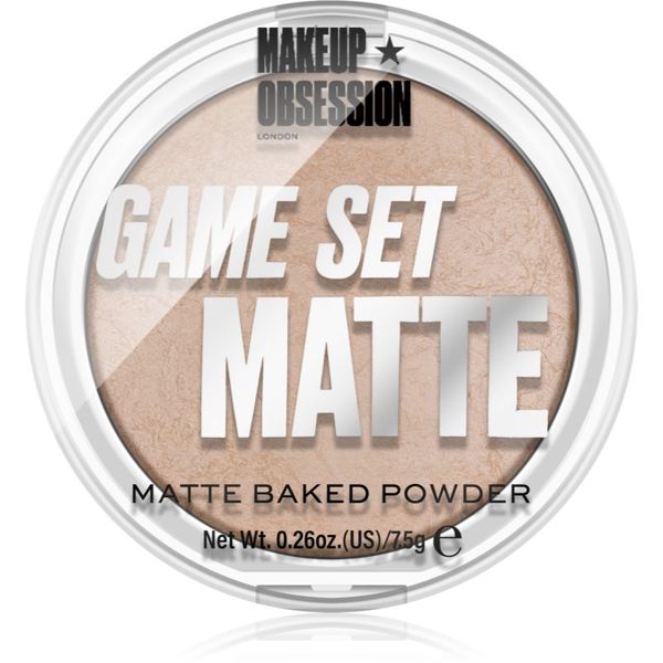 Makeup Obsession Makeup Obsession Game Set Matte zapečen matirajoči puder odtenek Navagio 7.5 g
