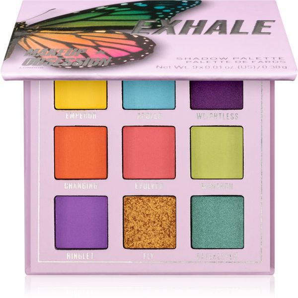 Makeup Obsession Makeup Obsession Mini Palette paleta senčil za oči odtenek Exhale 0,38 g