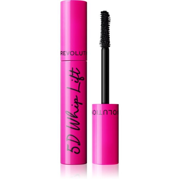 Makeup Revolution Makeup Revolution 5D Lash Whip Lift podaljševalna maskara za polne trepalnice odtenek Black 12 ml