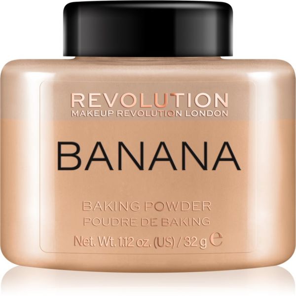 Makeup Revolution Makeup Revolution Baking Powder puder v prahu odtenek Banana 32 g