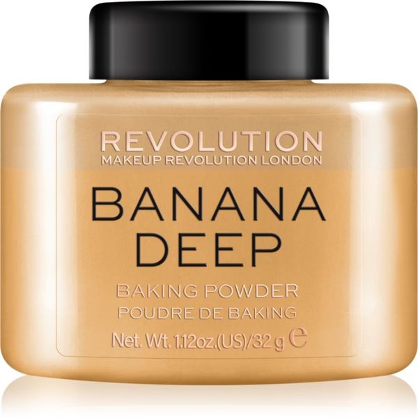 Makeup Revolution Makeup Revolution Baking Powder puder v prahu odtenek Banana Deep 32 g