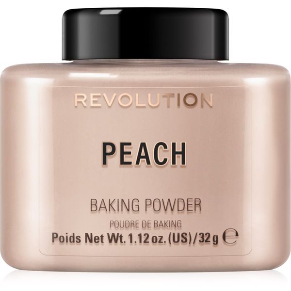 Makeup Revolution Makeup Revolution Baking Powder puder v prahu odtenek Peach 32 g