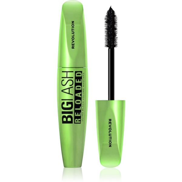 Makeup Revolution Makeup Revolution Big Lash Reloaded maskara za volumen, ekstra črna odtenek Ultra Black 8 ml