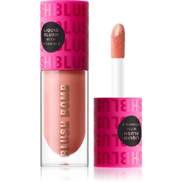 Makeup Revolution Makeup Revolution Blush Bomb kremasto rdečilo odtenek Peach Filter 4,6 ml