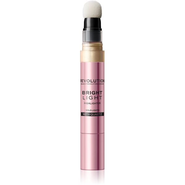 Makeup Revolution Makeup Revolution Bright Light kremasti osvetljevalec odtenek Gold Lights 3 ml